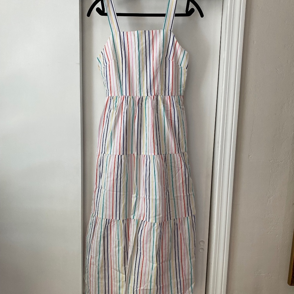 J. Crew rainbow sun dress, size 2